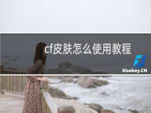 cf皮肤怎么使用教程