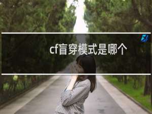 cf盲穿模式是哪个