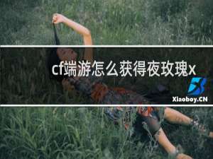 cf端游怎么获得夜玫瑰x
