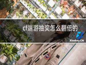 cf端游抽奖怎么翻倍的