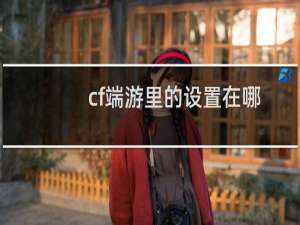 cf端游里的设置在哪