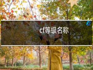 cf等级名称