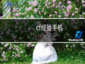 cf经验手机