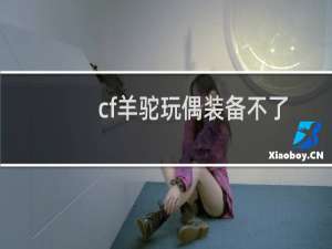 cf羊驼玩偶装备不了