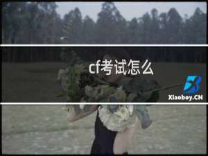 cf考试怎么