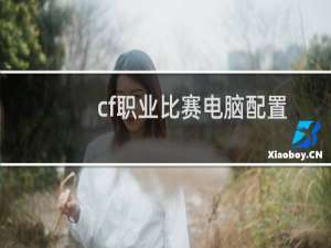 cf职业比赛电脑配置