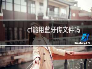 cf能用蓝牙传文件吗