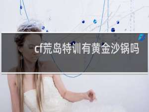 cf荒岛特训有黄金沙锅吗
