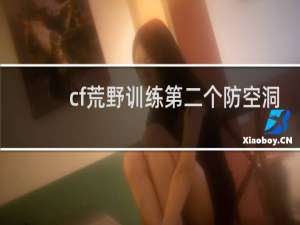 cf荒野训练第二个防空洞