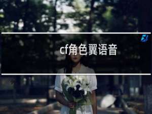 cf角色翼语音