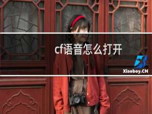 cf语音怎么打开