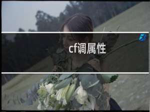 cf调属性