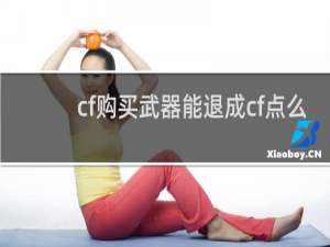 cf购买武器能退成cf点么