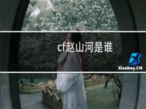 cf赵山河是谁