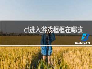 cf进入游戏框框在哪改