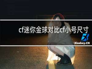 cf迷你金球对比cf小号尺寸