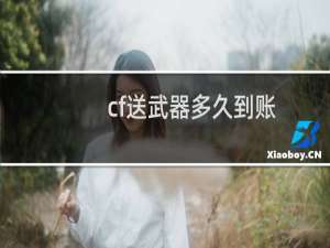 cf送武器多久到账