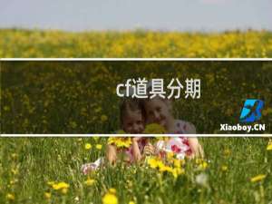 cf道具分期