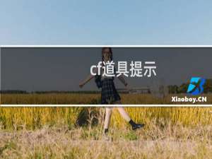 cf道具提示