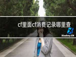 cf里面cf消费记录哪里查
