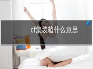 cf集装箱什么意思
