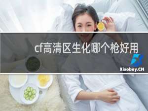cf高清区生化哪个枪好用