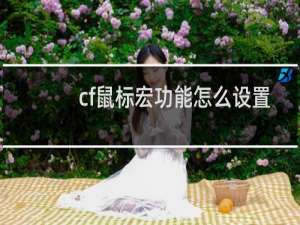 cf鼠标宏功能怎么设置