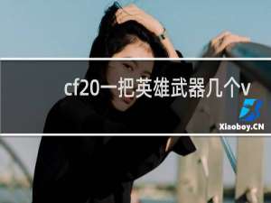 cf 一把英雄武器几个v