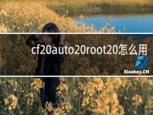 cf auto root 怎么用