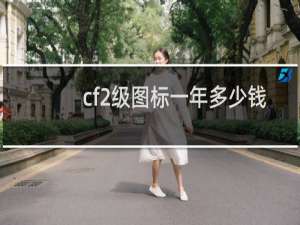 cf2级图标一年多少钱