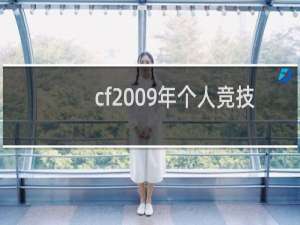 cf2009年个人竞技