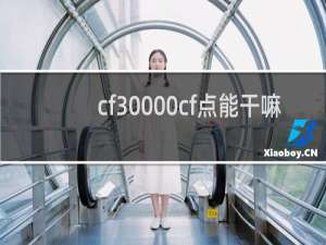 cf30000cf点能干嘛