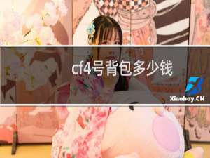 cf4号背包多少钱