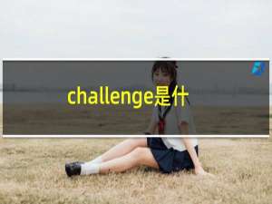 challenge是什么意思英语
