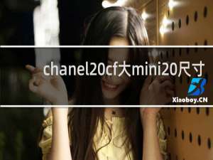 chanel cf大mini20尺寸
