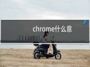 chrome什么意