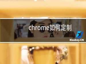 chrome如何定制