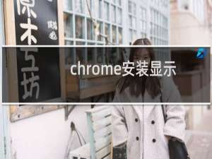 chrome安装显示错误代码0xa0430721解决办法
