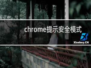 chrome提示安全模式