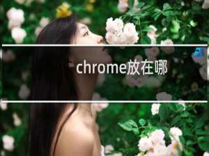 chrome放在哪