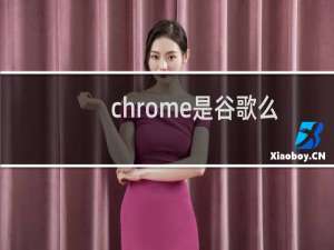 chrome是谷歌么