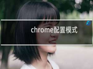 chrome配置模式