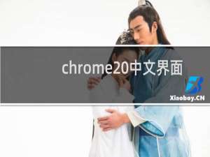 chrome 中文界面