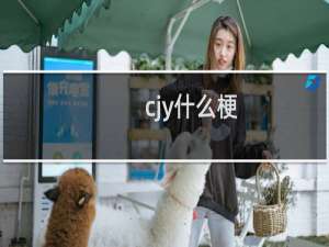 cjy什么梗