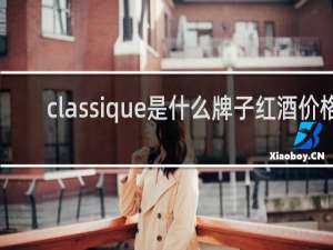 classique是什么牌子红酒价格