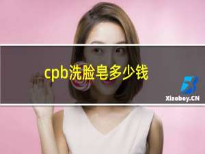 cpb洗脸皂多少钱