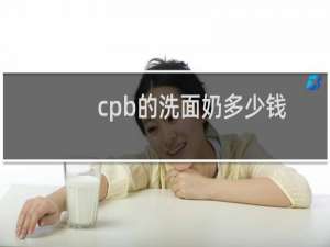 cpb的洗面奶多少钱