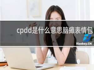 cpdd是什么意思脑瘫表情包