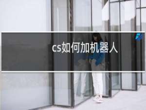 cs如何加机器人