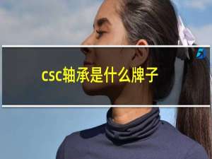 csc轴承是什么牌子